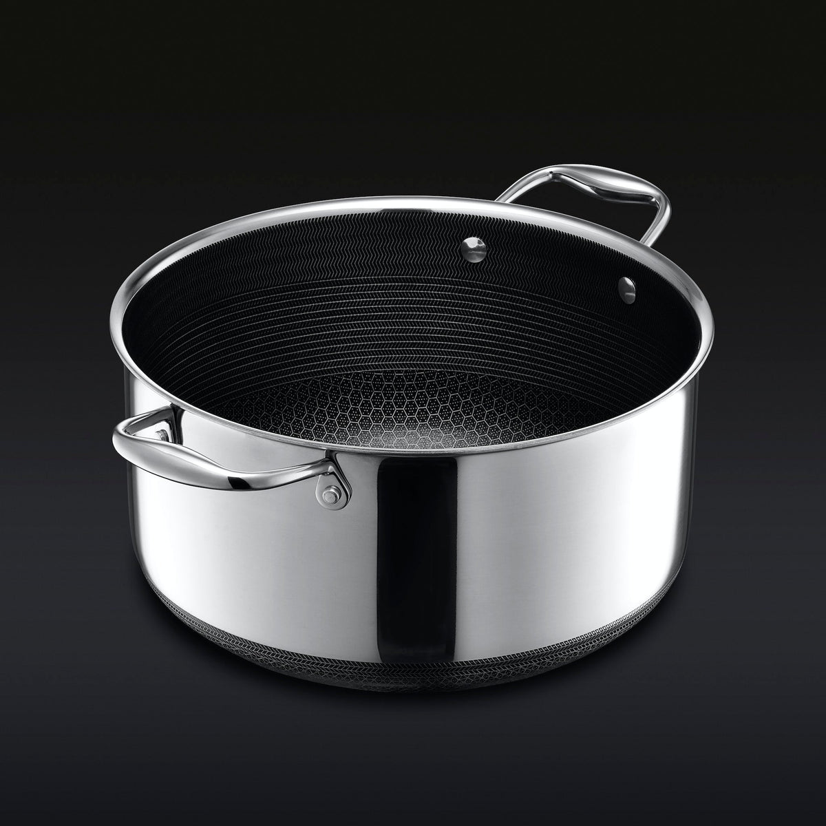Hybrid Stock Pot With Lid, 8-Qt